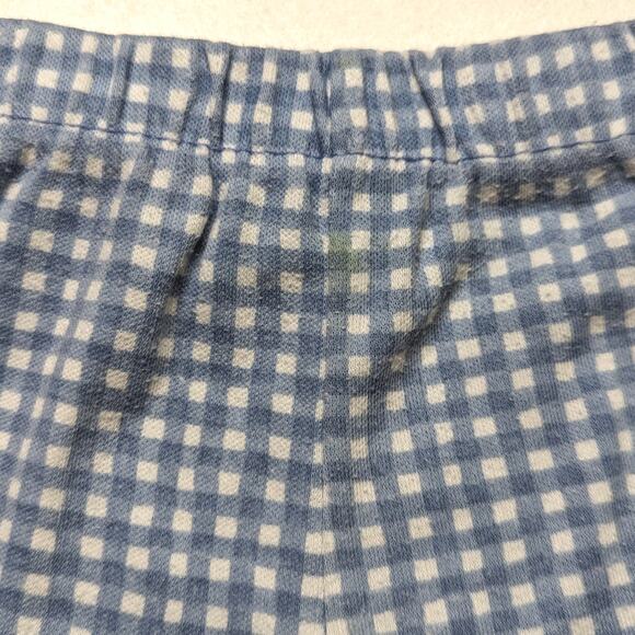 Vintage Young Hearts Outfit Girls Size 2T Blue Floral Gingham Biker Shorts Tank - Picture 8 of 9